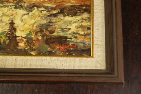 (P-1130) Sven Erixson, raamitud trükk Maastik