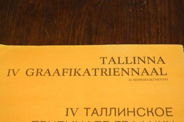 (L-777) Tallinna IV Graafikatriennaal, mapp reprodega