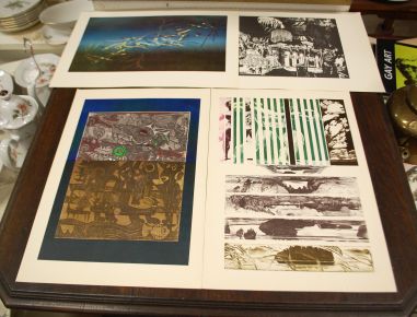 (L-777) Tallinna IV Graafikatriennaal, mapp reprodega