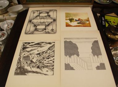 (L-777) Tallinna IV Graafikatriennaal, mapp reprodega