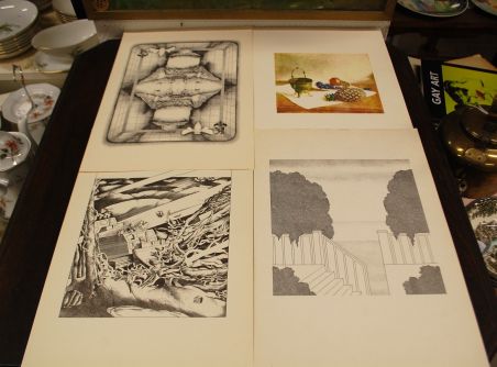 (L-777) Tallinna IV Graafikatriennaal, mapp reprodega