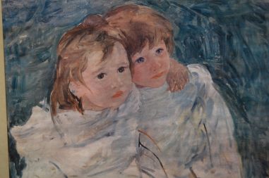(L-779) Mary Cassatt "The sisters"/ "Õed", raamitud trükk