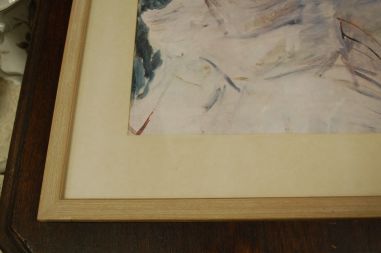 (L-779) Mary Cassatt "The sisters"/ "Õed", raamitud trükk