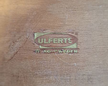 (L-783) Roosipuu spooniga diivanilaud, Ulferts HJO, Sweden