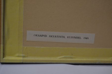 (P-1137) Viiralt, trükirepro Okaapid