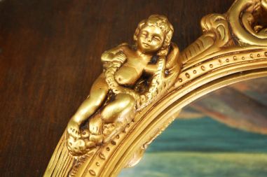 (L-789) Raske inglitega seinapeegel