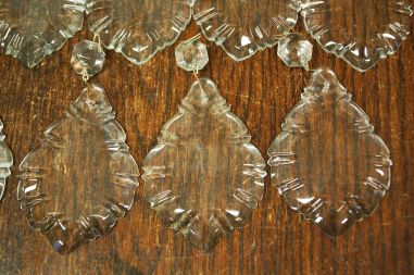 (8-361/1) Kristalllühtri tagavara kristallid, 12  tk komplektis