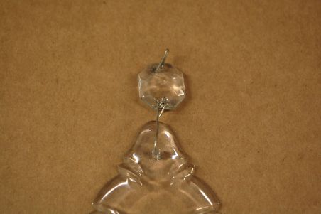 (8-361/1) Kristalllühtri tagavara kristallid, 12  tk komplektis