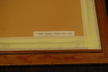 (P-1143) Viiralt, trükirepro Lamav tiiger