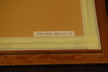 (P-1143) Viiralt, trükirepro Lamav tiiger