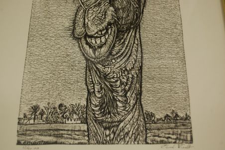 (P-1144) Viiralt, trükirepro Kaameli pea