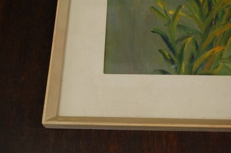 (L-797) Rääts, raamitud maal "Moonid"