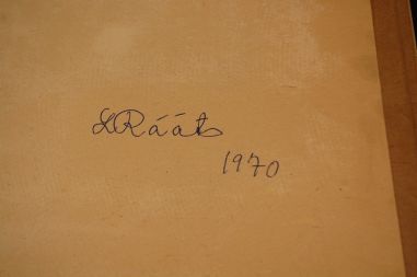 (L-797) Rääts, raamitud maal "Moonid"