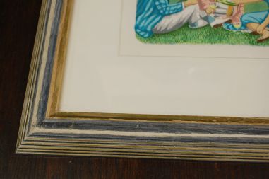 (L-807) Ulf Greder, litograafia, Piknik