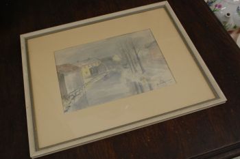 (L-809) Bo Bergström, akvarell 2