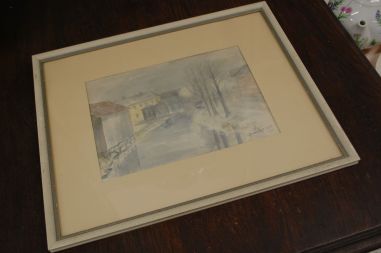 (L-809) Bo Bergström, akvarell