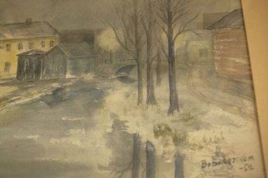 (L-809) Bo Bergström, akvarell