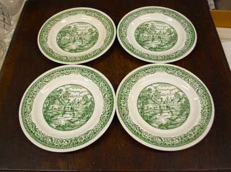 (n-7705) Rohelised praetaldrikud, 4tk