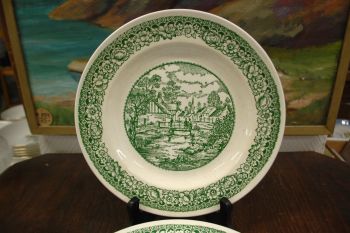 (n-7705) Rohelised praetaldrikud, 4tk 2