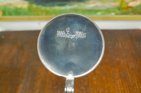 (n-7706) Rastal,  metallkaanega õllekann Bitburger Pils