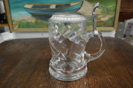 (n-7707) Rastal, metallkaanega õllekann Bitburger Pils