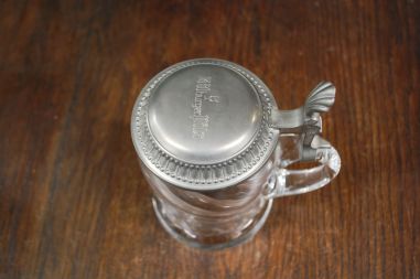 (n-7707) Rastal, metallkaanega õllekann Bitburger Pils