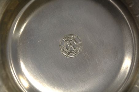 (n-7707) Rastal, metallkaanega õllekann Bitburger Pils