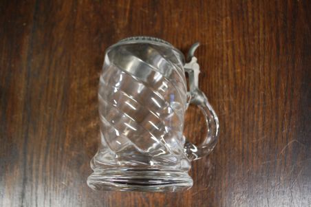 (n-7707) Rastal, metallkaanega õllekann Bitburger Pils