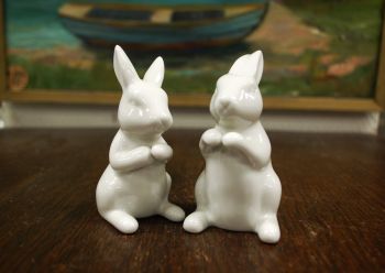 (n-7708) TCM, portselanist jänesed, 2tk
