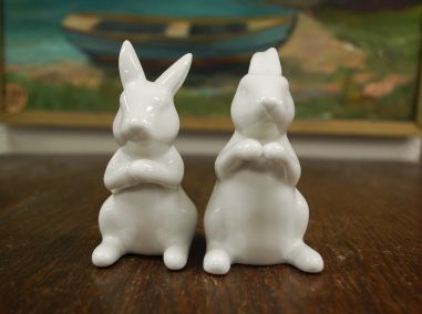 (n-7708) TCM, portselanist jänesed, 2tk