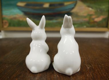 (n-7708) TCM, portselanist jänesed, 2tk