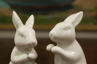(n-7708) TCM, portselanist jänesed, 2tk