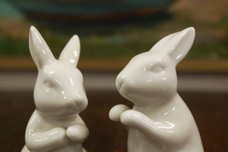 (n-7708) TCM, portselanist jänesed, 2tk