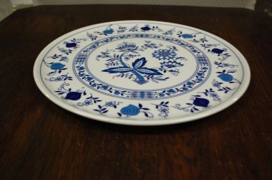 (n-7715) Ingres Weiss Form Marienbad, sibulamustriga suur ümar tordivaagen