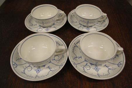 (n-7728/1) Boch Copenhague, kohvitassid-taldrikud, 4tk
