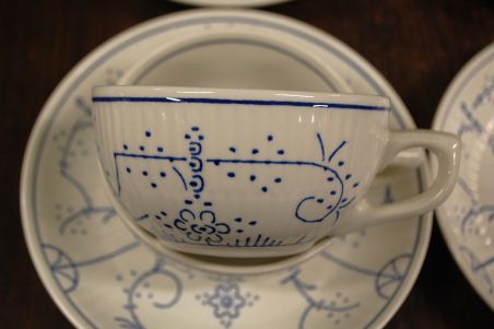 (n-7728/1) Boch Copenhague, kohvitassid-taldrikud, 4tk