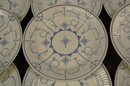 (n-7728/2) Boch Copenhague, taldrikud, 9tk