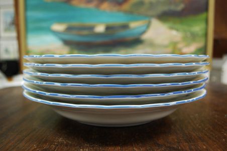 (n-7729/5) TCM Porzellan, supi-pastataldrikud, 6tk