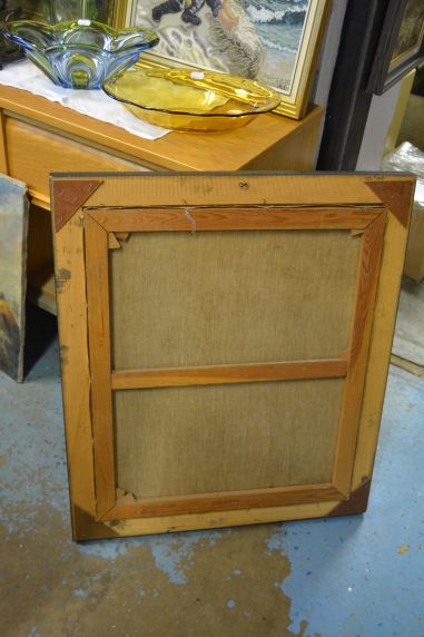 (n-7745) Naise portree lõuendil