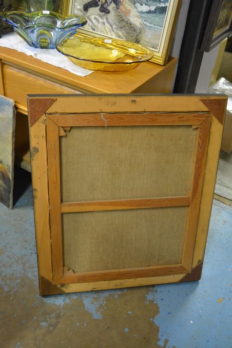 (n-7745) Naise portree lõuendil