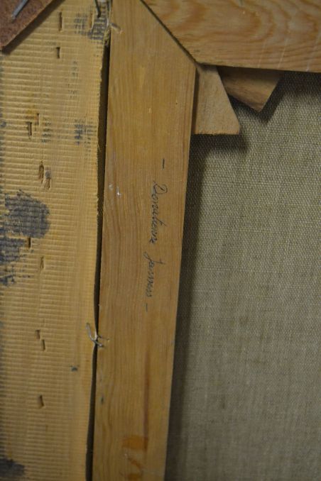 (n-7745) Naise portree lõuendil