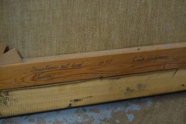 (n-7745) Naise portree lõuendil