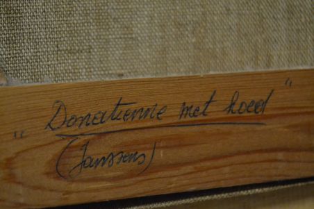 (n-7745) Naise portree lõuendil