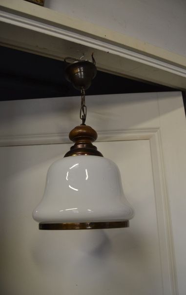 (n-7756) Klaaskupliga laelamp