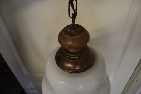 (n-7756) Klaaskupliga laelamp