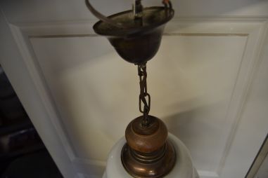 (n-7756) Klaaskupliga laelamp