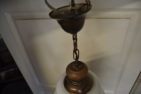 (n-7756) Klaaskupliga laelamp