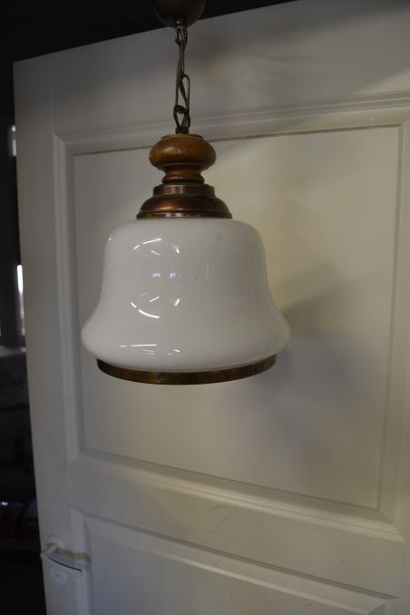 (n-7756) Klaaskupliga laelamp
