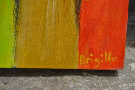 (n-7772) Värvikirev maal lõuendil