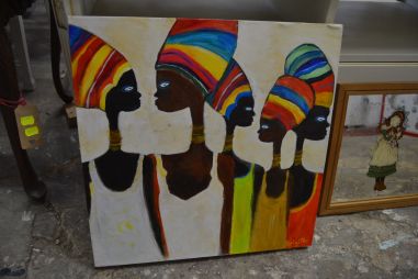 (n-7772) Värvikirev maal lõuendil